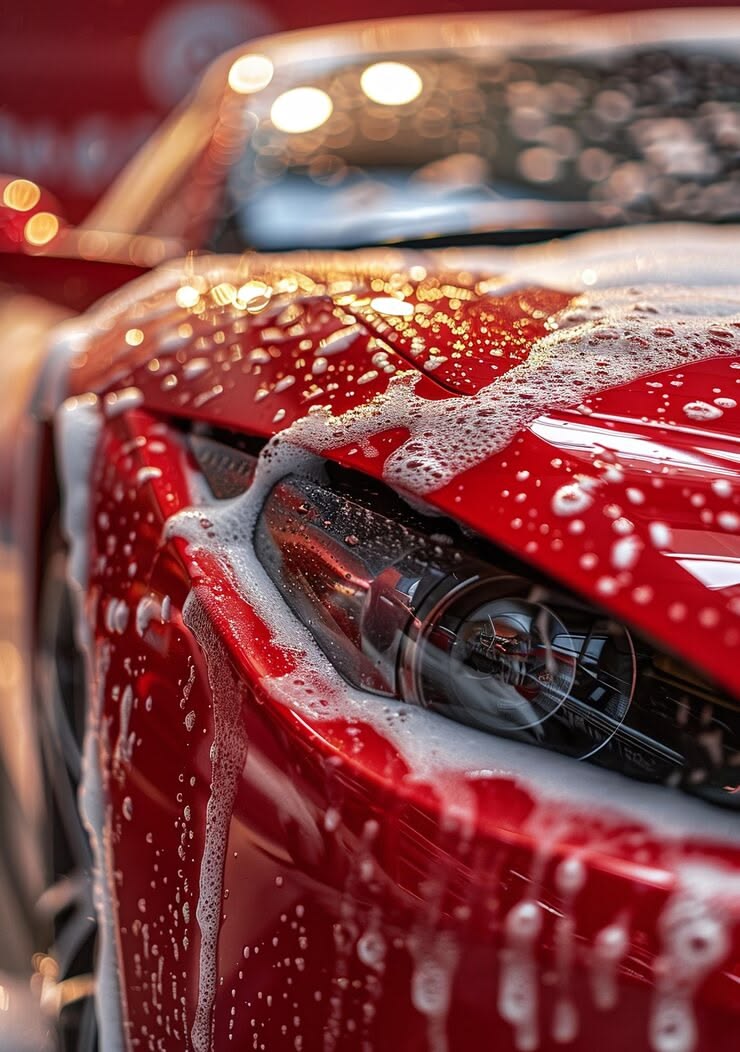 Detailing – pianka aktywna na lakierze